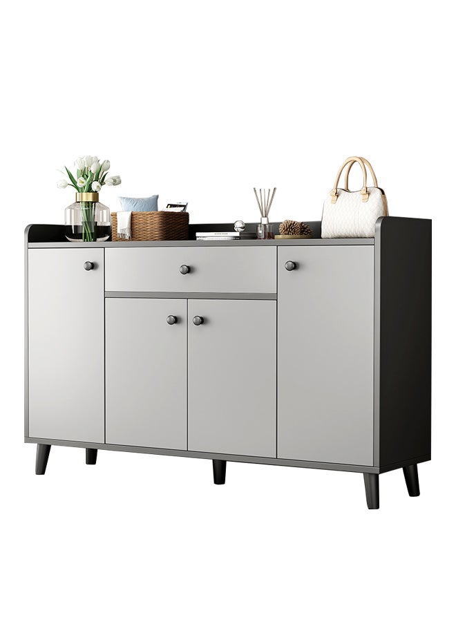 Sharpdo Shoe Cabinet Storage Shoe Rack Simple Storage Cabinet 119x30x48 cm Wood - Image 2